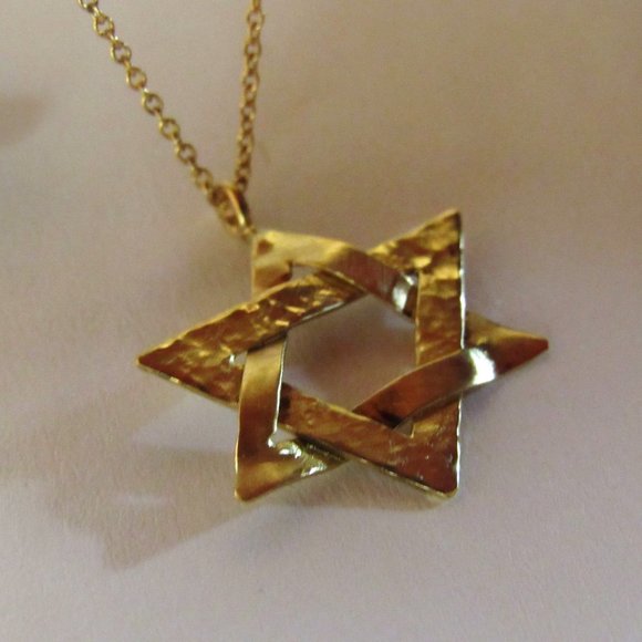 Star of David necklace. Magen David necklace.